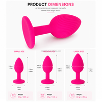 Ensemble de Plugs Anaux en Silicone pour Débutants, 100% Étanche, Jouets Sexuels Anaux pour Adultes, Plugs Anaux Personnalisés