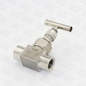 Válvulas de aguja de tres piezas con rosca interna para control de gas y agua, suministradas por el fabricante - Product Image 2