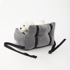 Sièges rehausseurs de chien doux personnalisés avec poches de rangement détachables lavables pour animaux de compagnie lit de voyage pour chien siège de <span class=keywords><strong>voiture</strong></span> lit doux et chaud fournitures pour animaux de compagnie - Product Image 4