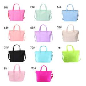 Bolso Tote de Mujer para el Verano 2026, Bolso de Mano de Diseñador de Lujo, Bolso de Compras Grande Tipo Cubo Rosa con Bolsillo - Product Image 6