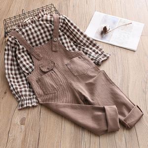 T-shirts en coton doux et fins, salopettes en jean pour bébés et enfants, ensembles élégants pour filles, achats en ligne Hong Kong - Product Image 2