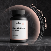 Capsules de Myo & D-Chiro Inositol, mélange d'inositol 40:1, complément alimentaire pour la santé ovarienne des femmes, favorise un cycle régulier et des ovaires sains