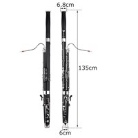 Professional C Tone Bassoon Woodwind Instrument Composite Wood Body Bassoon for Orchestra