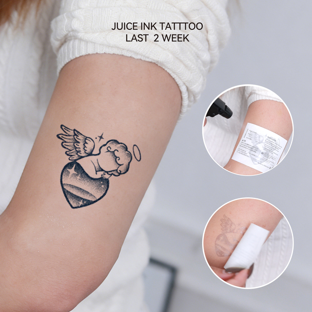 Over 1000+ Water Transfer Jagua Juice Ink Genipa Extract Customzie Ready Made  Cute Look Realistic Semi Permanent Tattoo Sticker