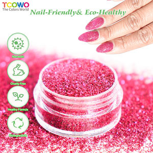 กลิตเตอร์ที่ได้รับการรับรองจาก TUV ย่อยสลายได้ เป็นมิตรกับสิ่งแวดล้อม สำหรับตกแต่งเล็บและลิปกลอส  ไม่มีส่วนผสมของ GMO  กลิตเตอร์เครื่องสำอางจากพืช - Product Image 1