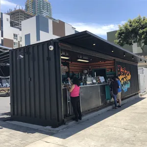 Nieuw Ontwerp Moderne Mobiele Container Fast Food Kiosk Met Beste Prijs