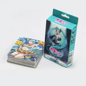 Manufacture Classic Anime Characters Poker Deck Customized Printed Shopping mall Sale Playing Cards Collection with Box