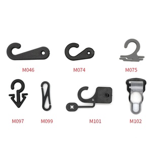 Trung Quốc Nhà Máy Giá phụ kiện may mặc nhựa vớ móc PP trắng nhỏ nhựa chất béo Clip vớ móc áo cho túi phụ kiện - Product Image 2