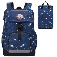 Ensemble de sac à dos pour étudiants en 2 pièces avec sac à documents assorti et plusieurs compartiments