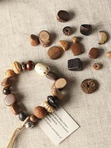Perles en bois naturel non teintes en vrac, mélange de 12 mm, écologiques, classiques, pour bracelets, colliers et kits de bricolage - Product Image 4