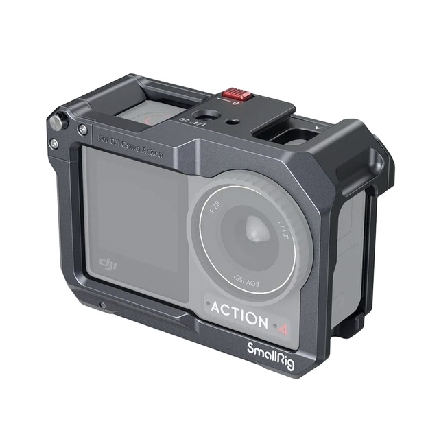 For SmallRig Protective Cage for DJI Osmo Action 5 Pro 3 4 Aluminum Alloy Camera Case Cold Shoe -4119C Mic Action 5 Pro
