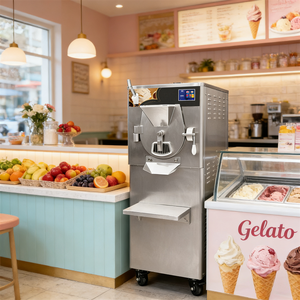 Máquina comercial para hacer helado duro/congelador por lotes Dawing, máquina para hacer helado, congelador por lotes con refrigeración por agua - Product Image 1