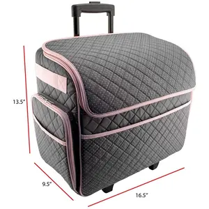Bolsa de transporte para máquina de coser, caja de transporte para máquina de coser desmontable personalizada