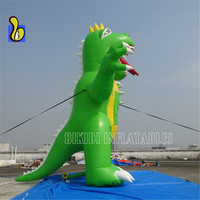 Ballon de dinosaure gonflable géant, ballon de publicité de dessin animé, avec souffleur