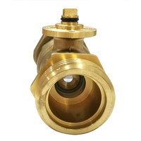 Approbation CE Acs Type d'angle femelle laiton forgé verrouillable compteur d'eau robinet à tournant sphérique pour eau huile gaz