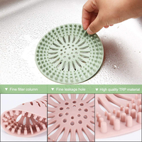 Bouchon de vidange de cheveux en Silicone Durable, salle de bain réutilisable, accessoire pour la lessive, pour animaux domestiques, pour barbe et cheveux