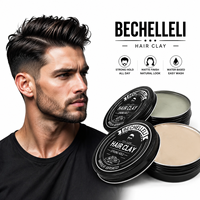 Cire coiffante mate pour hommes OEM, tenue forte, non grasse, crème coiffante professionnelle pour barbier, produit de soin des cheveux