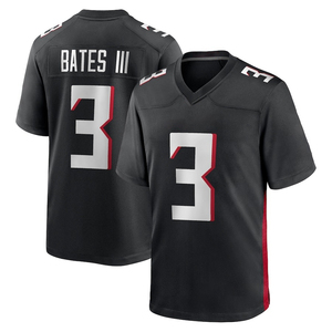 Vente en gros de maillots de football américain brodés # 3 Bates # 7 Robinson # 5 Londres # 9 Penix Jr III Maillot Atlanta pour hommes - Product Image 4