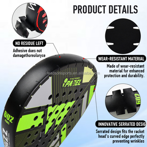 Cintas Protectoras de PU con Logotipo Personalizado para Palas de Tenis de Playa, Gran Venta - Product Image 5