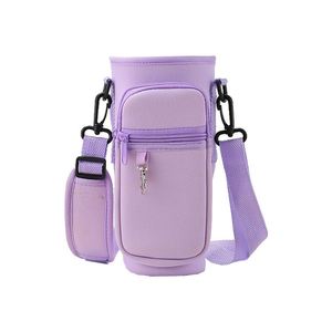 Bolsa de Transporte para Botella de Agua Verde, Rosa, Morada, Azul y Negra, Estilo Buceo - Product Image 1
