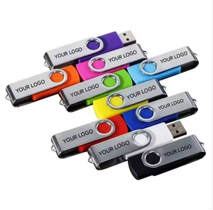 Custom Logo <b>USB</b> Flash Drive Memory Rotating Disk on <b>Key</b> Gift - Product Image 2