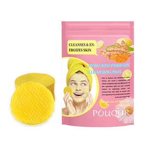Estera de cúrcuma de limpieza al por mayor, máscara facial iluminadora para el cuidado de la piel, almohadilla <span class=keywords><strong>hidratante</strong></span> limpiadora con Ácido Kójico - Product Image 6