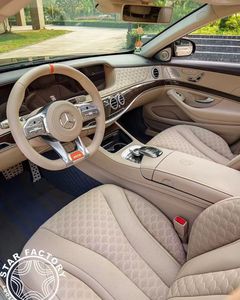 Set Completo di Coprisedili di Lusso in Pelle per Interni Auto per <span class=keywords><strong>Mercedes</strong></span> Benz Classe <span class=keywords><strong>S</strong></span> <span class=keywords><strong>W221</strong></span> W222 W223 - Product Image 5