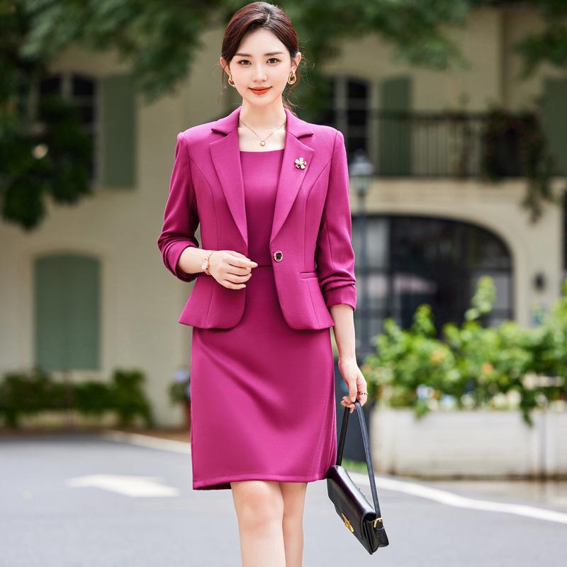 Office Women's Suit Design Sexy Formal Business Suit Women's Office  Professional Dress Women's Two-piece Set| Alibaba.com