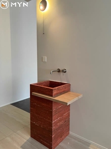 <span class=keywords><strong>Lavabo</strong></span> da Terra Meiyani in Pietra Sinterizzata <span class=keywords><strong>con</strong></span> Cassetto in Legno, Lavandino a Colonna per <span class=keywords><strong>Bagno</strong></span> Effetto Marmo - Product Image 6