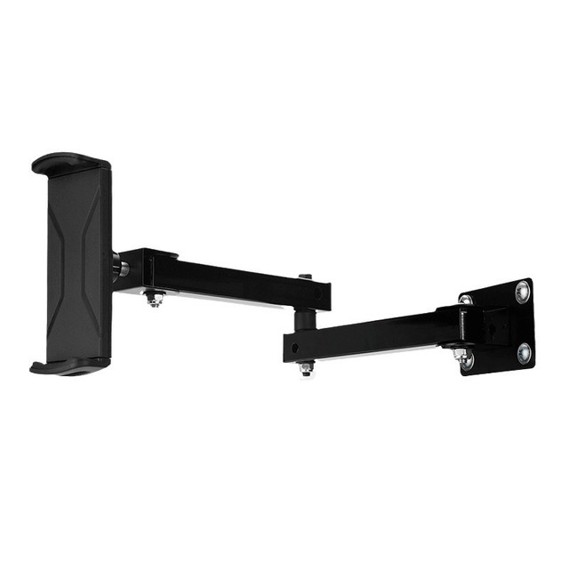 Universal Mobile Phone Tablet Bracket Wall-mounted Telescopic Rotating 90 Degree Tilt Angle Long Arm Stretchable Holder