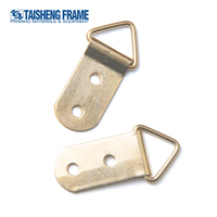 Accessoires de quincaillerie pour cadre photo CJ055 TS-K011, crochet triangulaire, anneaux, supports pour cadre en toile, supports pour cadre photo en or, robustes