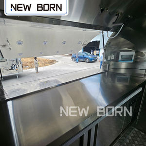 Мобильный кухонный прицеп из нержавеющей стали и алюминия с изоляцией для фестивального кейтеринга и торговой точки по продаже сладостей и мороженого - Product Image 6