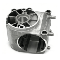 Boîtier de pompe en alliage d'aluminium A380 ADC12 moulé sous pression, surface polie pour usage industriel - Service de pièces de pompe personnalisées