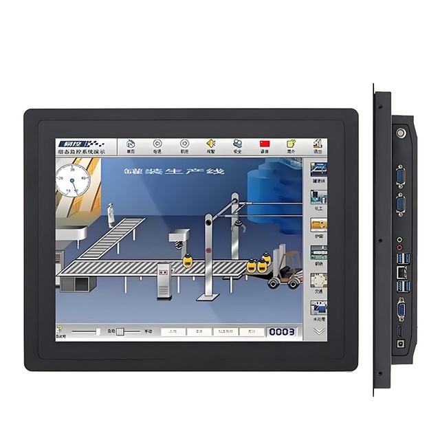 Custom IPC IP65 10-Point Capacitive Touch Screen Industrial All-in-One Panel PC 15.6/18.5/19/21.5" Aluminum Alloy Frame LCD