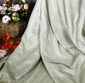 قماش بوليستر محبوك متلألئ مع لمعان لفساتين السهرة النسائية - Product Image 5