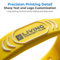 Leeres Sublimations-RFID-Mini-Tag aus PVC mit Nylonseil und 13,56 MHz Chip für Hotel-Events, Rennverfolgung und Sicherheit