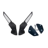 Plaque de masquage de rétroviseur de moto avec clignotants LED, kit aérodynamique de rétroviseurs pour modification de moto sportive pour CFMOTO 675SR 675SR-R