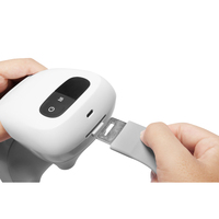 Nouveau Portable Voyage Électrique Smart 4D Simulé Homme Massage Chaleur Plein Corps Pétrissage Cou Cervical Dos Masseur