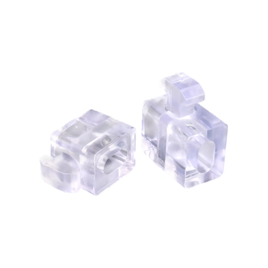 Entretoise en aluminium standard européen pour fixation de cloison vitrée, bouchon en caoutchouc 2020/3030/4040/4545 - Product Image 1