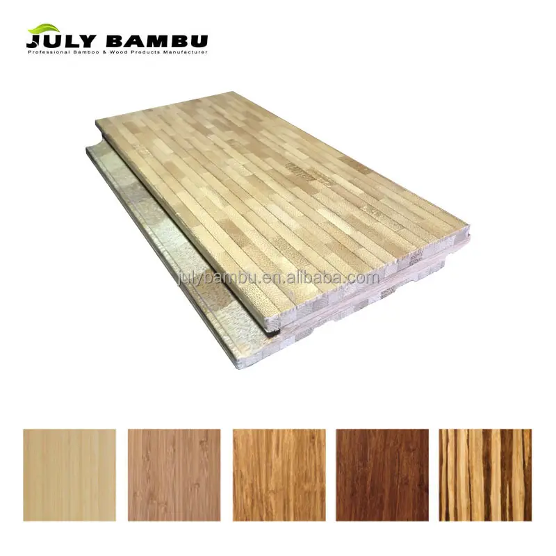 뜨거운 판매 12 mm 두께 실내 가정용 대나무 단단한 목재 라미네이트 바닥재