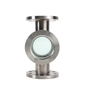 Vitre de niveau à bride en acier inoxydable 304/316L, type traversant, port d'observation double face, indicateur de débit d'eau - Product Image 2