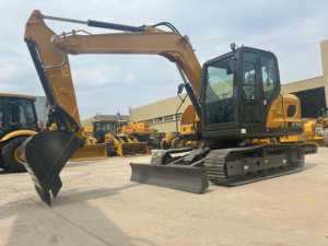 Nueva Excavadora Compacta de 7.5 Toneladas 75GA con Cuchilla Topadora para Proyectos Viales Municipales - Product Image 1