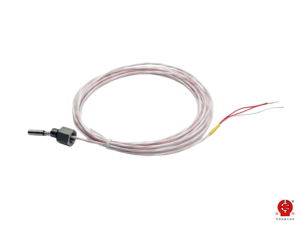 Sonde en L Pt100 RTD WZPM, capteur de température pour roulement à billes, montage à angle droit, gaine en acier inoxydable - Product Image 4