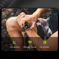 Montre intelligente robuste d'extérieur NX3 avec écran couleur de 1,83 pouce, prise en charge de la surveillance de la fréquence cardiaque, de la surveillance de la pression artérielle, bracelets de montre intelligente