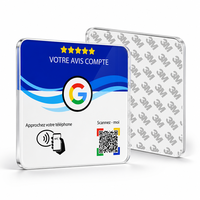 Carte de visite pour les réseaux sociaux, RFID 13,56 MHz, étiquette de paiement NFC pour les restaurants et le commerce de détail - Mini étiquette étanche