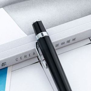 Wholesale 1.0Mm Mini Short Metal Custom Logo Portable Pocket Twist Ballpoint Promotional Gift <b>Pen</b> - Product Image 2