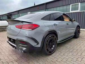 W167 <span class=keywords><strong>GLE</strong></span> B Kit para 2020 + Mercedes-Benz V167 GLE63 <span class=keywords><strong>AMG</strong></span> GLE53 <span class=keywords><strong>AMG</strong></span> Coupe B Estilo Fibra de carbono Labio delantero Parrilla de coche Difusor trasero - Product Image 5