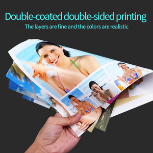 Papel A3 de Doble Cara de Alto Brillo de 200g para Impresoras de Inyección de Tinta, para Fotos, Pósters y Tarjetas de Visita, Disponible en 180g, 230g, 260g y 300g, Recubierto <span class=keywords><strong>A4</strong></span> - Product Image 2