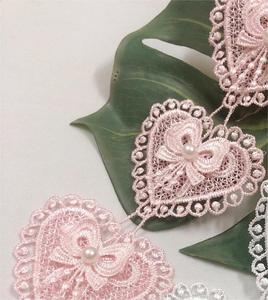 Width 5 cm Polyester butterfly Lace Ribbon Exquisite <strong>3</strong> d Handmade Applique Lace Trim bar <strong>Code</strong> for Clothing <strong>Decoration</strong> - Product Image 6