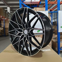 Ruedas de Aleación de Aluminio WHEELCRAFT de 19 Pulgadas, Alta Resistencia, Nuevas, con Acabado Negro Brillante, Ajuste Universal